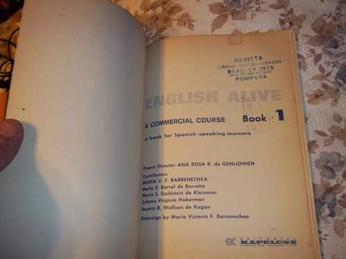 English Alive - A Commercial Course Book 1 Ana De Genijovich 1