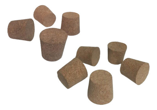 Tapa De Corcho 3,5cm X 3cm Para Botellas Tomate X 50u 0