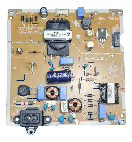 Placa Fuente LG 43lm6300psb 43lm6350psb Original Eay65228901 0
