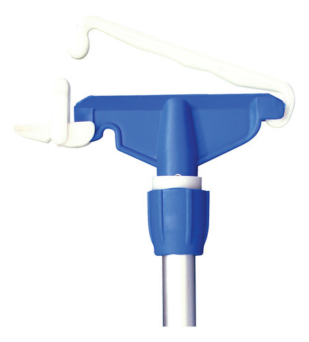 Garra Haste Plástica Tipo Euro C/ Cabo Fosco Azul Bralimpia 0