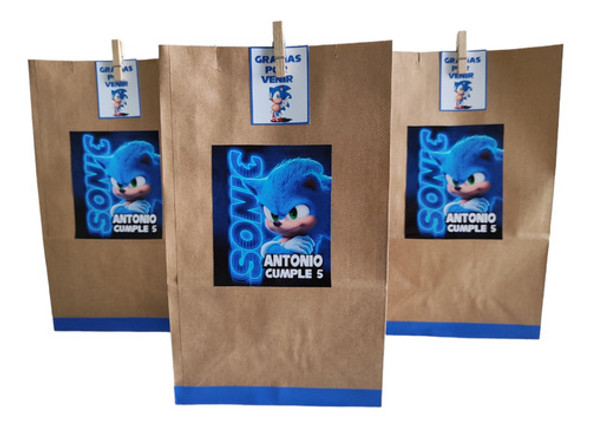 Sonic Bolsitas Cumpleaños Sorpresitas 0