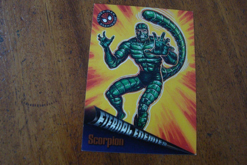 Cartao Marvel 1996 / Spider-man Premium 71 / Scorpion 0