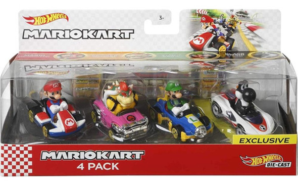 Hot Wheels Mario Kart Personajes Y Karts Como Coches De Fund 0