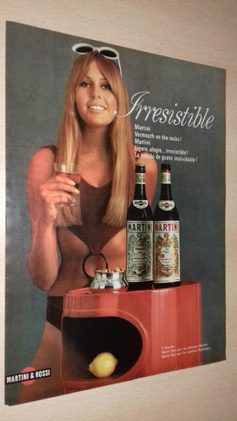 P242 Clipping Publicidad Vermouth Martini Año 1967 0