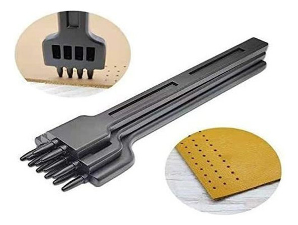 Ferramenta De Perfuração De Couro, 4 Mm, 2/4/6 Pontas 1