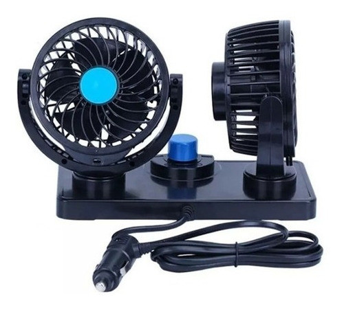 Ventilador Automotivo 24v Duplo Ajustável Caminhão Ônibus 1
