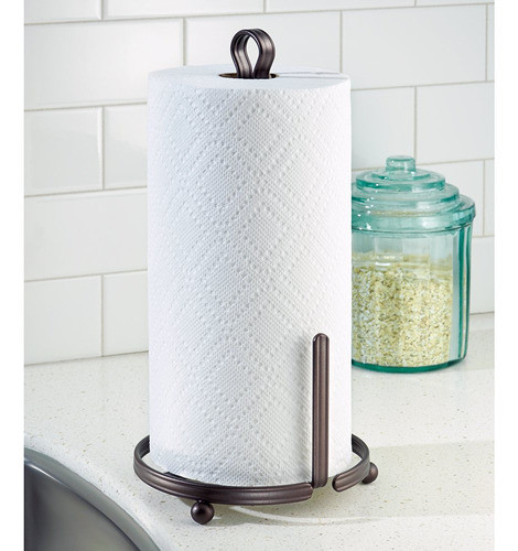 Idesign York - Toallero De Papel De Metal, Dispensador Indep 1
