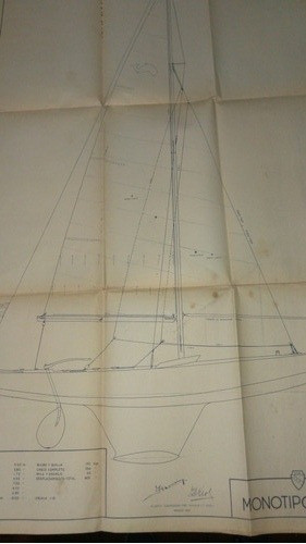 Planos Náuticos Velero Monotipo 1943 0