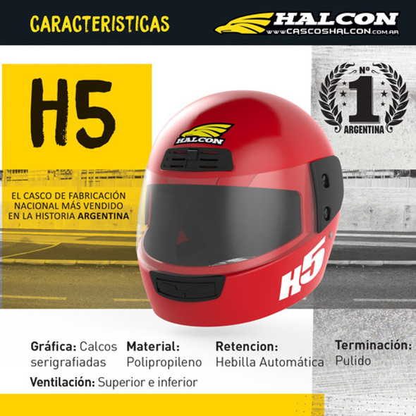 Repuesto Kit Mecanismo Visor Halcon H5 Original 1
