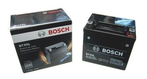 Bateria Motos Bosch Ytx5l-bs Honda Biz 125 Cg Titan Xr Elite 0