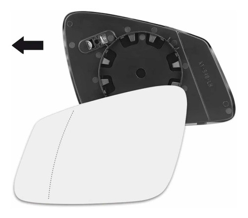 Lente Retrovisor Lado Esquerdo Bmw 120i 125i 2013 2014 2015 1