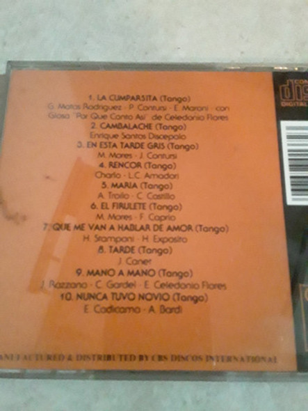 Julio Sosa- Álbum De Oro Varón Del Tango Cumparsita Cd Kktus 1