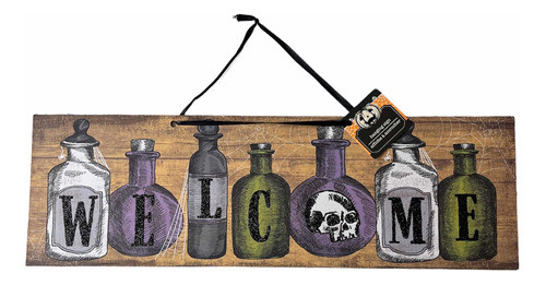 Cartel Colgante Pociones Decoración Terror Halloween 0