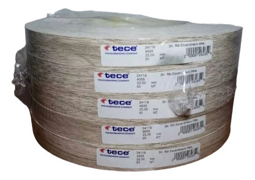 Tapacanto Melamina Roble Escandinavo De 22 Mm X 50 Mts C/peg 0