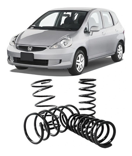 4 Molas Originais Honda Fit 2003 Á 2008 0