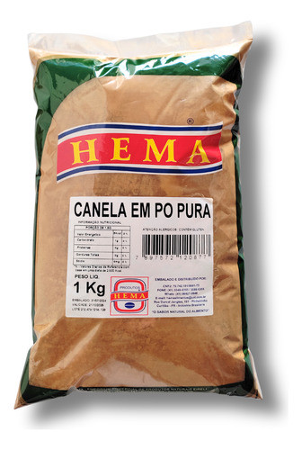 Canela Em Po Pura - Hema - 1 Kg 0