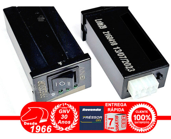Caixa Comutadora Pressor Só Caixinha P/ Kit Gnv Tury Igt Sgv 1