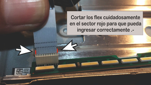 Tiras Led - LG 49uf7700 - Conexión Con Flex - Der. E Izq. 1