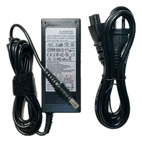 Fonte Carregador Ad-6019d P/notebook E Ative Book Samsung 0