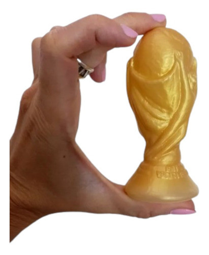 Mini Copa Del Mundo Plástico, Souvenir, Adorno Para Torta 0