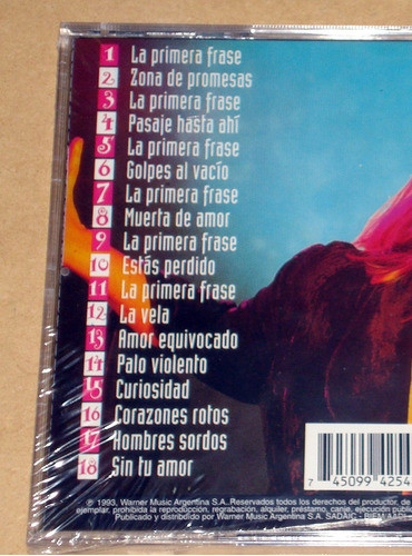 Fabiana Cantilo Golpes Al Vacio Cd Nuevo Sellado / Kktus 1