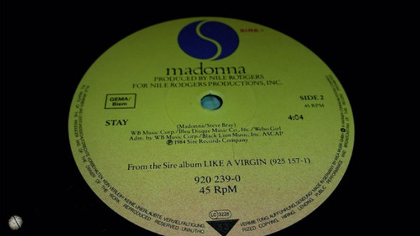 Madonna Like A Virgin Vinilo Maxi Europe Excelente Nov 1984 1