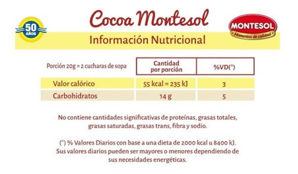Cocoa Montesol 500g 1