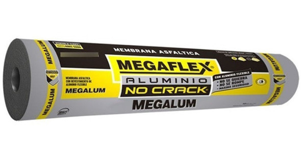 Membrana Megaflex Megalum 4mm C/aluminio No Crack 0 Membrana Megaflex Megalum 4mm C/aluminio No Crack 0