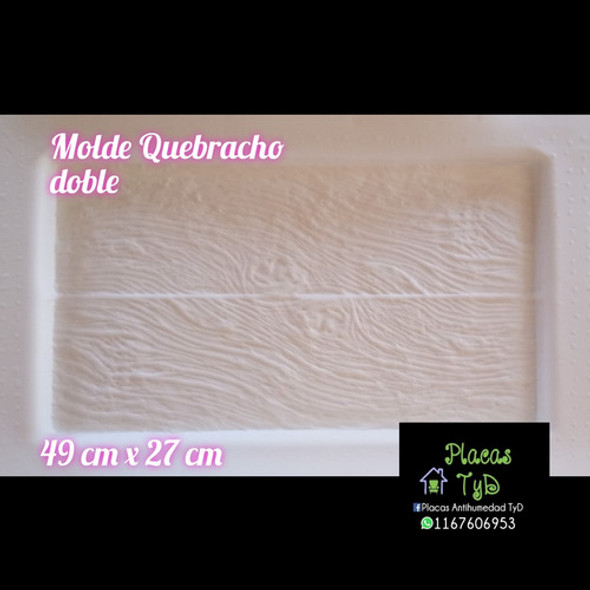 Molde Quebracho Doble Para Placas Antihumedad 1