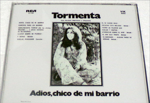 Tormenta Adios Chico De Mi Barrio Cd Bajado De Lp / Kktus 1