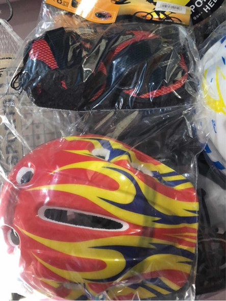 Set Infantil De Casco Rodilleras Coderas, Niños, Protección 1 Set Infantil De Casco Rodilleras Coderas, Niños, Protección 1