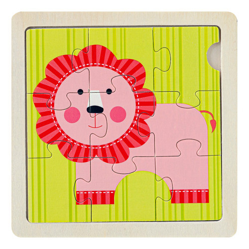 Puzzle De Madera León Royal - Mosca 0