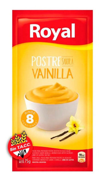 Pack X 12 Unid. Postre  Vain 75 Gr Royal Postres Pro 0