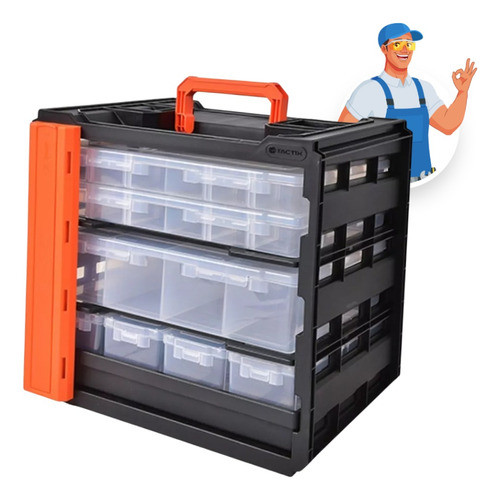 Gavetero Organizador Tactix 36 Cajones Tactix 43x43x65cm 0