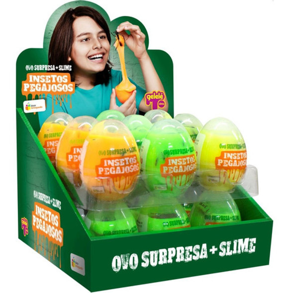 Slime Ovo Surpresa Insetos Pegajosos (7898947387079) 1