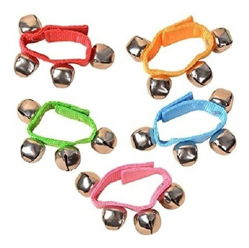 Cascabeles Muñequeras O Tobilleras Iniciacón Musical Didácti 0