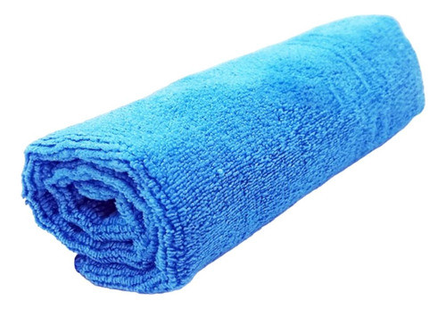 Pack X 10 Paño Microfibra Detail 35x35 Laffitte Azul 1