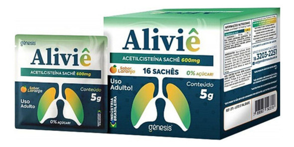 Aliviê 600mg Em Sachê Com 5g 0