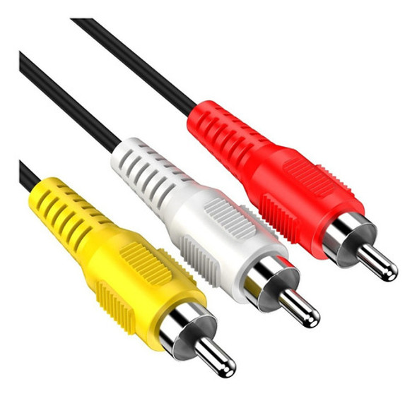 Cable Rca Cable Audio Video 1.5 Metros 3x3 Fichas Oferta ! 0
