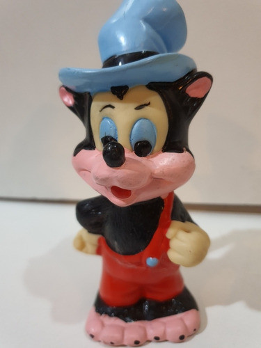 Antiguo Juguete De Goma De Lobo De 10 Cms 0