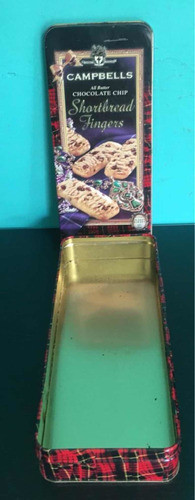 Lata - Publicidad Campbells - Galletitas - Escocia - Vacia ! 1