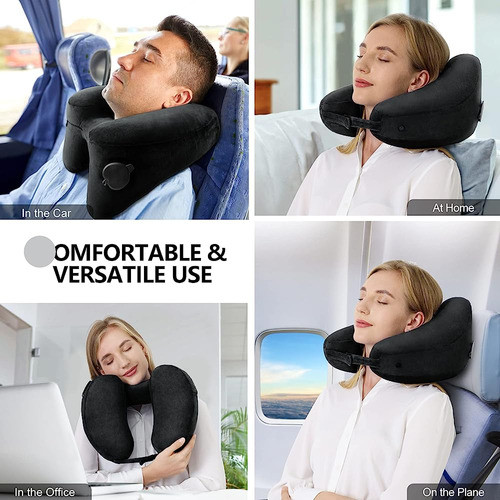 Almohada Para El Cuello Para Viajes Almohada Inflable De Avi 1