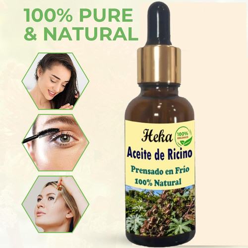 Aceite De Ricino Para Tu Belleza Natural 100% Puro- Orgánico 1