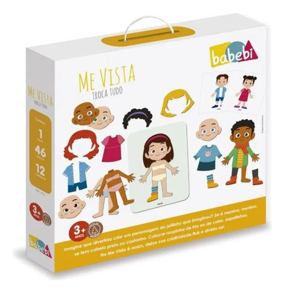 Brinquedo Divertido Me Vista Troca Tudo Babebi 3 Anos 0