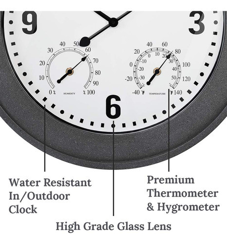 Presentime & Co. Bradford - Reloj De Granja De 20 Pulgadas P 1