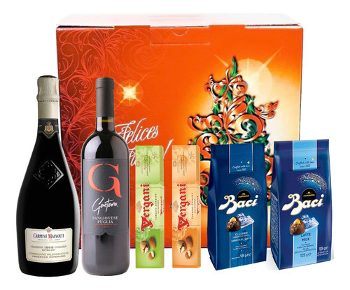 Caja Navideña Premium 100% Importado Italia Precio Mayorista 0