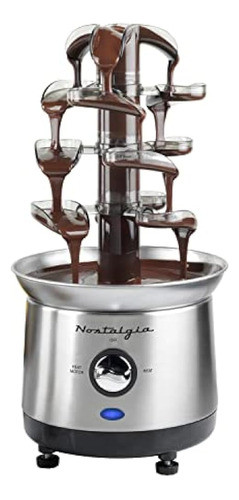 Fuente De Fondue En Cascada De Acero Inoxidable Nostalgia Ca 0
