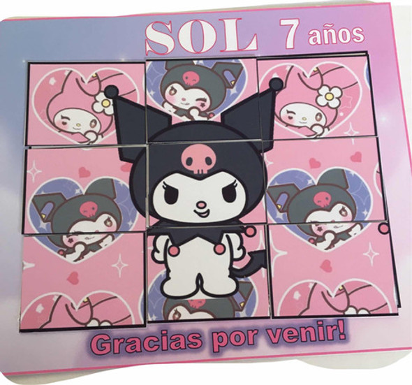 Puzzle Tateti Sorpresitas Diseño Kuromi 1