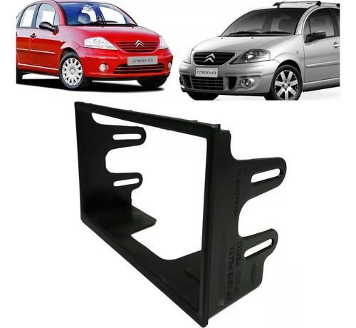 Moldura 2 Din Multimidia Dvd Mp5 Citroen C3 2000 A 2013 0