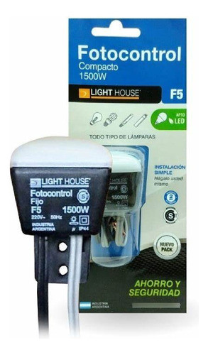 Fotocontrol Fotocelula Sensor Iluminación 1500w 4 Cables X 2 0